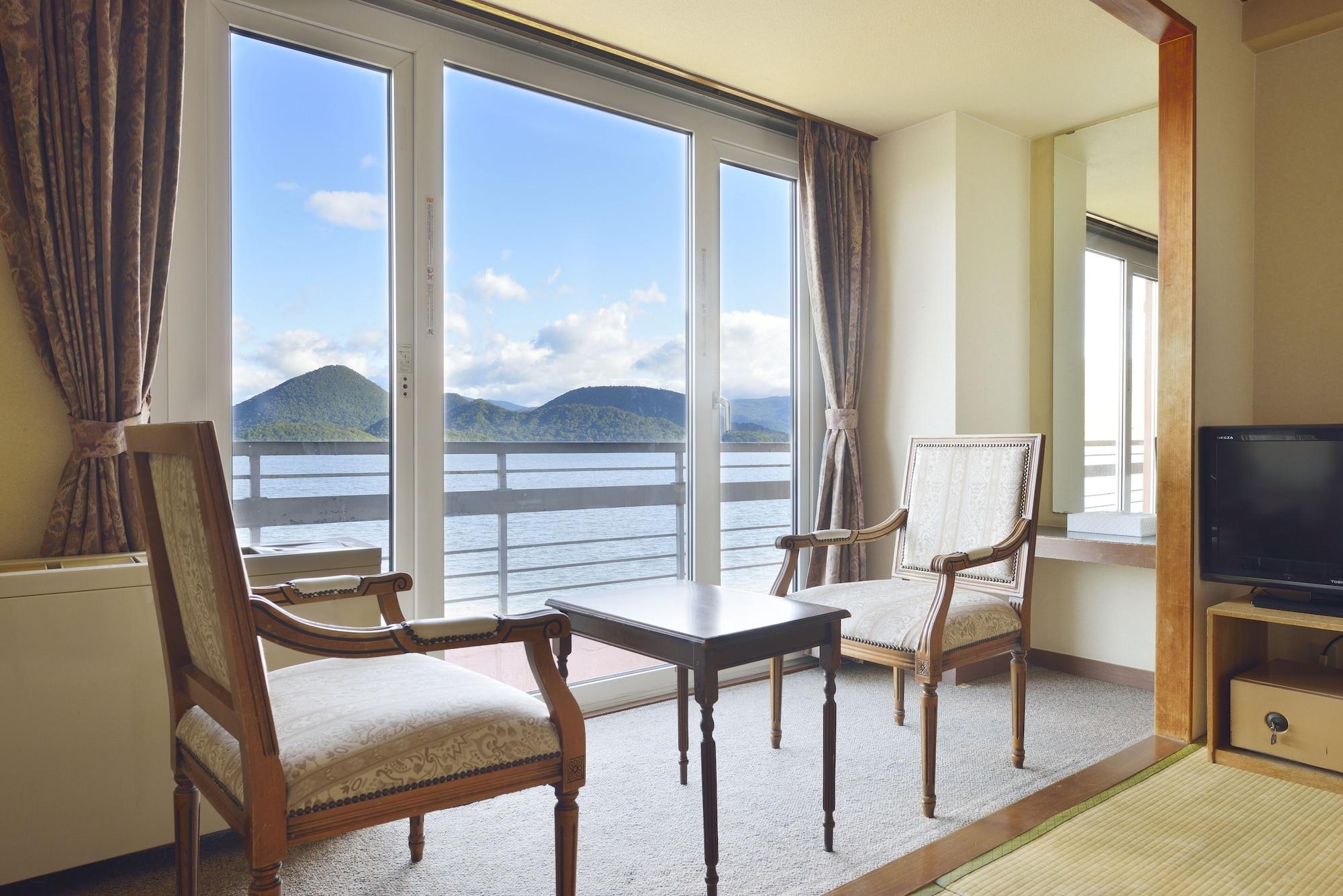 Toyako Manseikaku Hotel Lakeside Terrace Buitenkant foto